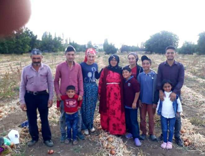 Hikmet Karabulut e la sua famiglia