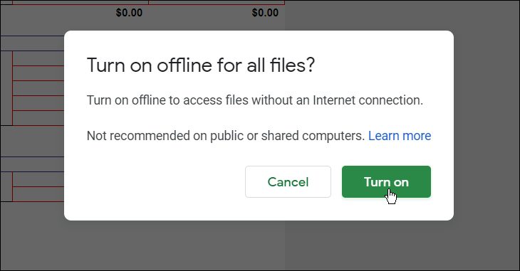  usa Google Docs offline sul desktop
