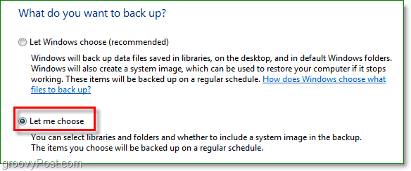 Backup di Windows 7: scegli le cartelle di cui desideri eseguire il backup