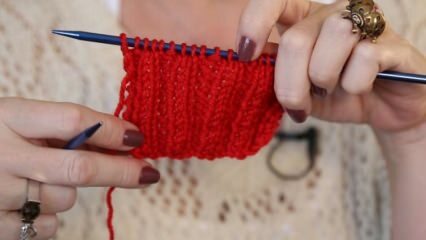 Come fare una gomma a maglia?