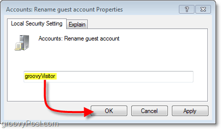 come modificare il nome dell'account guest in windowsws 7