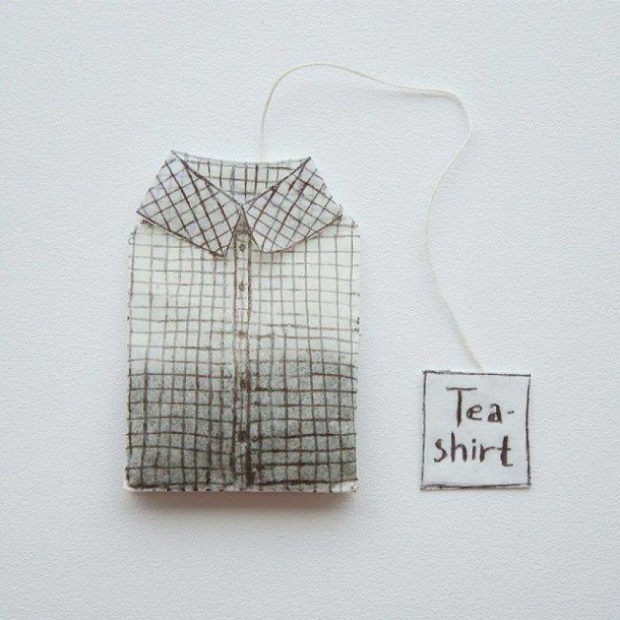 Bustine di tè da camicie