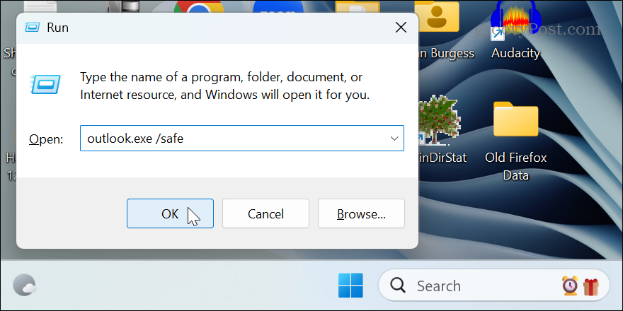 Outlook non si apre su Windows