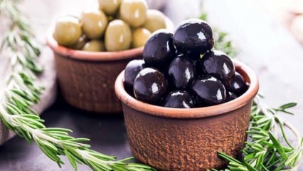 Come ottenere il sale in eccesso dalle olive nere?