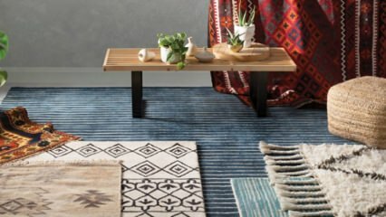 Diversi suggerimenti sull'utilizzo del tappeto nella decorazione