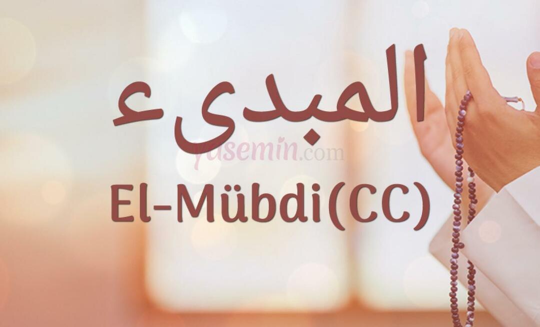 Cosa significa Al-Mubdi (cc) da Esma-ul Husna? Qual è la virtù del nome attribuito solo ad Allah?