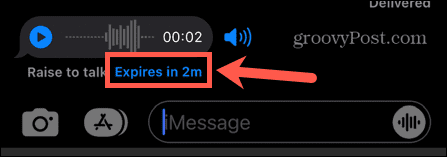 i messaggi iphone scadono