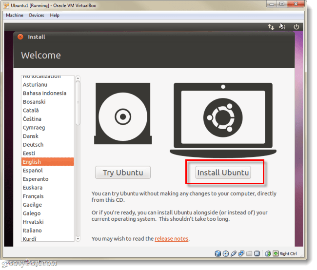 installa Ubuntu 