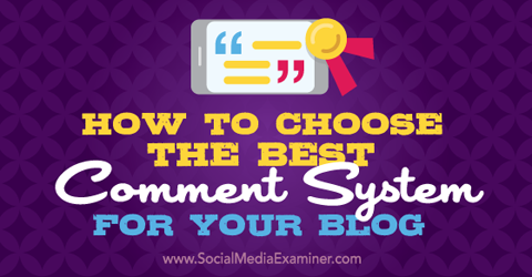 scegli un sistema di commenti per il tuo blog