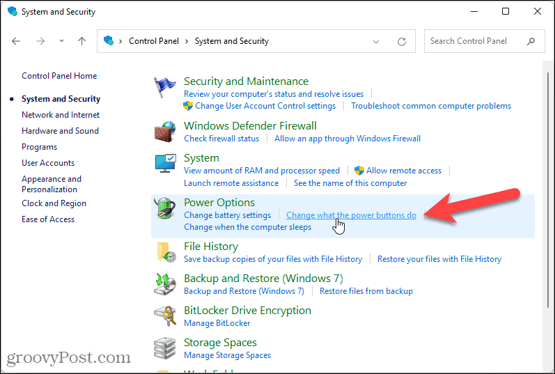 Cambia cosa fanno i pulsanti di accensione in Windows 11
