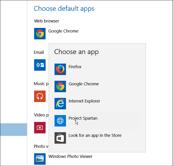 Suggerimento per Windows 10: imposta Project Spartan come browser predefinito