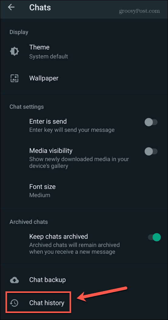 cronologia chat whatsapp