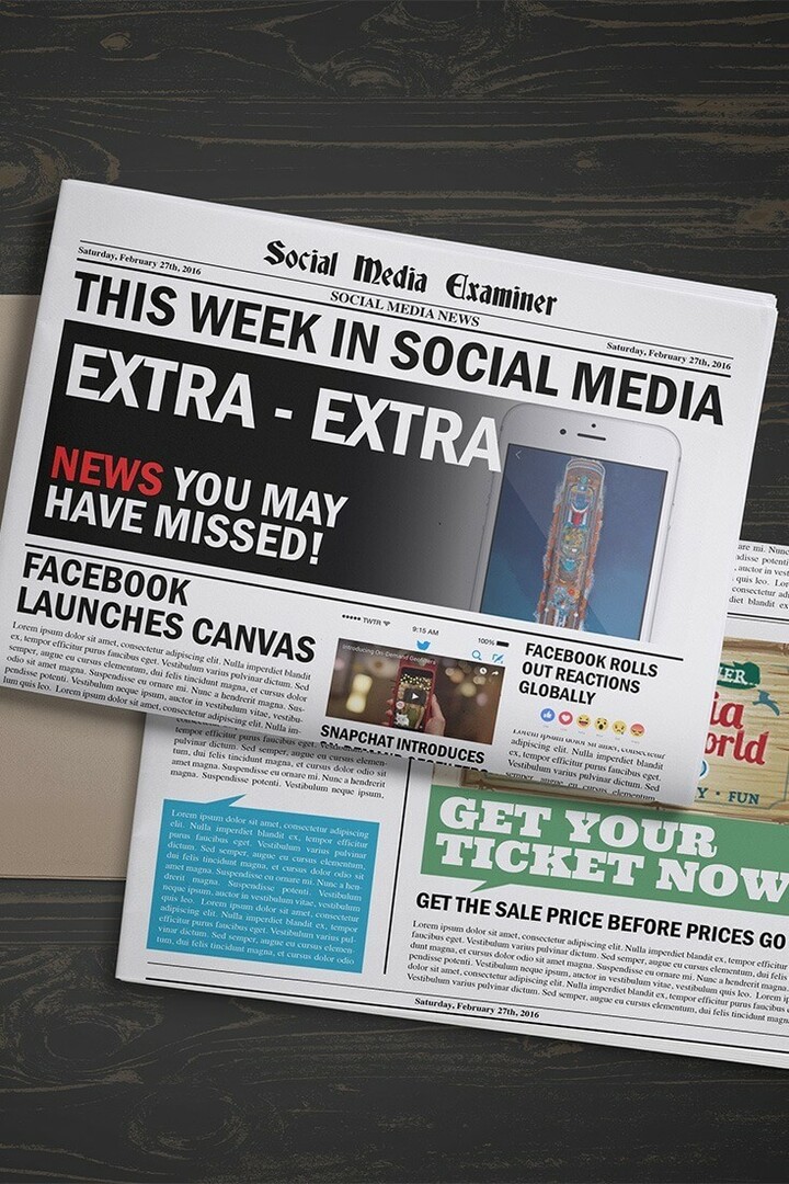 Facebook lancia Canvas: This Week in Social Media: Social Media Examiner