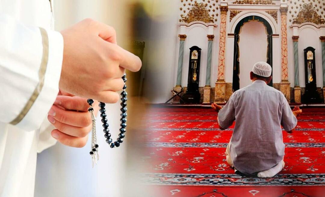 Quali rosari si estraggono in tre mesi? Annunciato Diyanet! Ecco il rosario e i dhikr dei tre mesi...