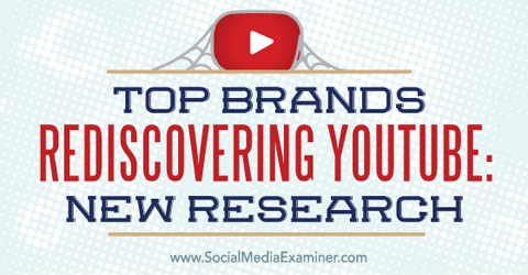 ricerca sui brand e su youtube