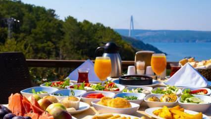 Dove sono i migliori posti per la colazione a Istanbul? Suggerimenti per la colazione luoghi intrecciati con la natura...