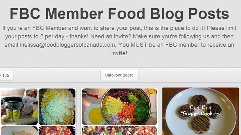 blogger di cibo del consiglio canadese