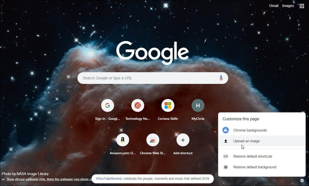 Personalizza pagina Nuova scheda Google Chrome