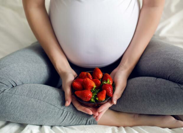 La fragola viene consumata durante la gravidanza