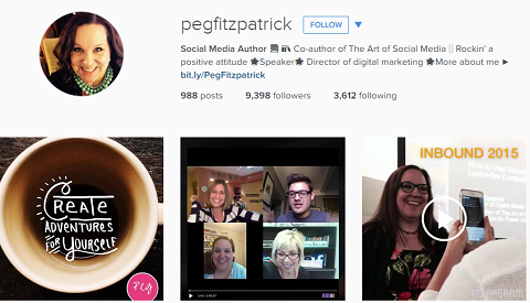 Peg Fitzpatrick su Instagram