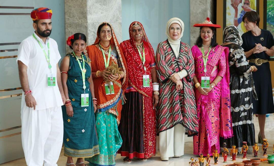 La First Lady Erdoğan ha fatto visita alle mogli dei leader partecipanti al G20