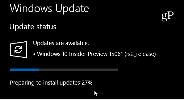 Windows 10 Insider Build 15061 è la terza build di anteprima per PC di questa settimana
