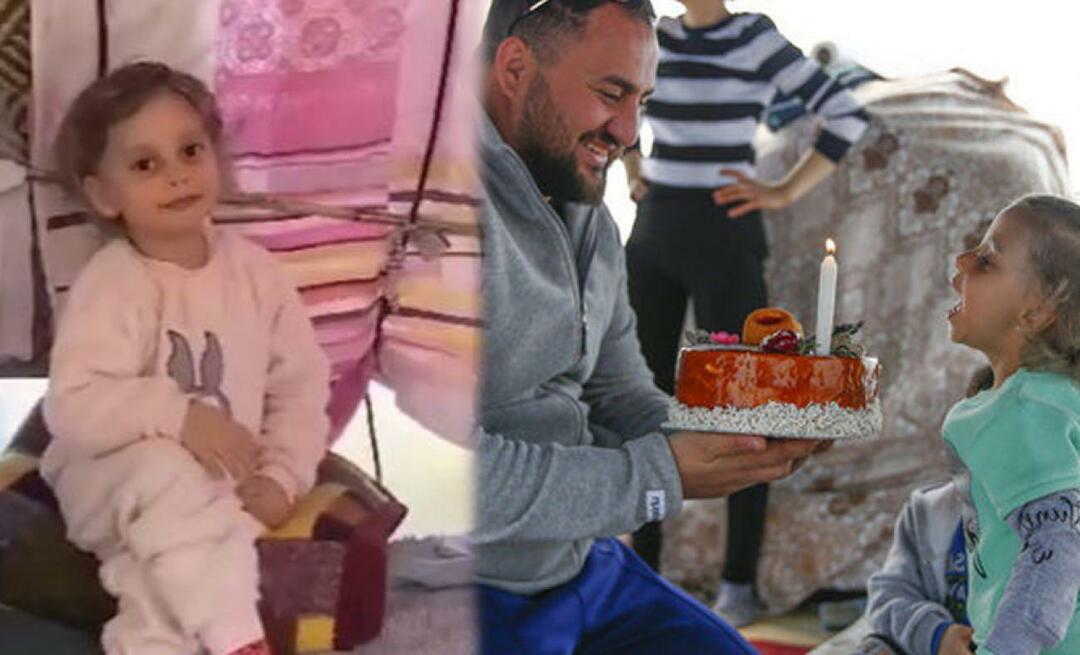Nurhayat, che voleva una torta di compleanno nella sua tendopoli, ha ricevuto una torta da Kayseri!