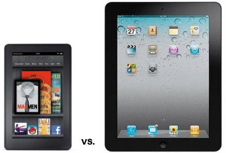 Amazon e Apple: come il Kindle Fire Tablet e l'iPad 2 si confrontano con le specifiche
