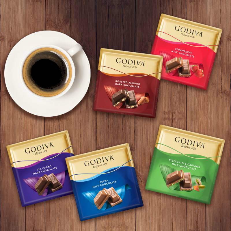 Nuovo "Square Chocolates" di Godiva