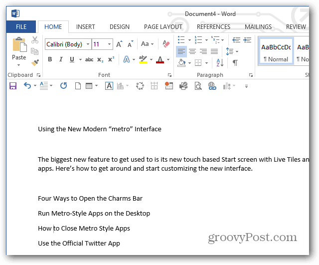 Rendi sempre Microsoft Word incollato in testo normale