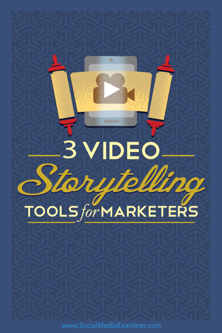 Suggerimenti su tre strumenti con tutorial passo passo per aiutare i professionisti del marketing sociale a creare bellissimi video.