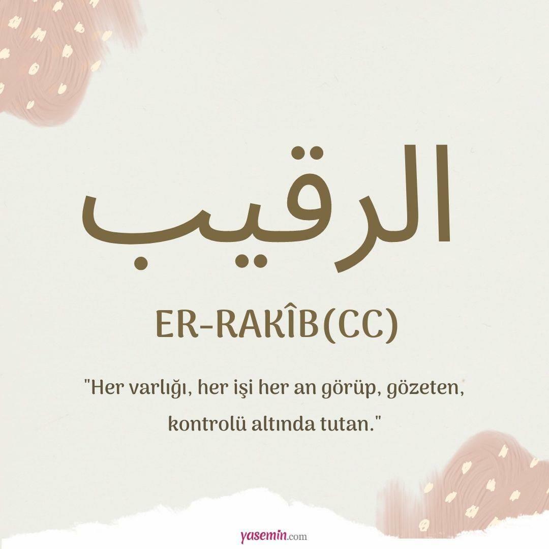 Cosa significa Er-Raqib (cc)?