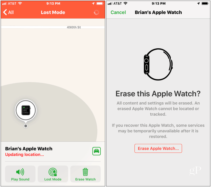 Pulisci Apple Watch