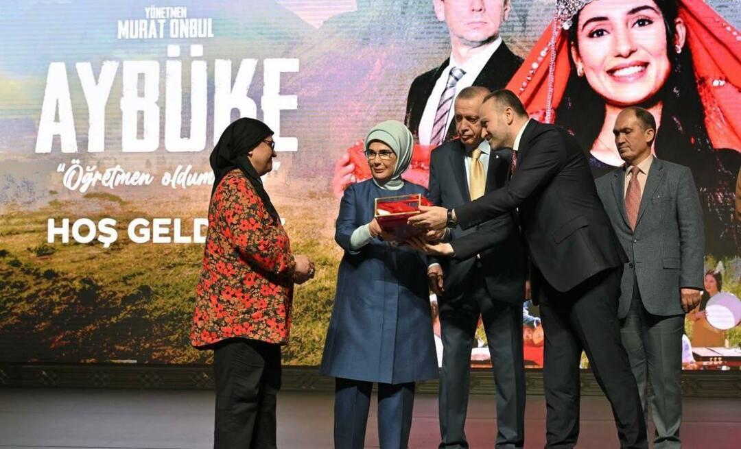 La prima del film Aybüke I Became a Teacher ha avuto luogo con la partecipazione del presidente Erdoğan!