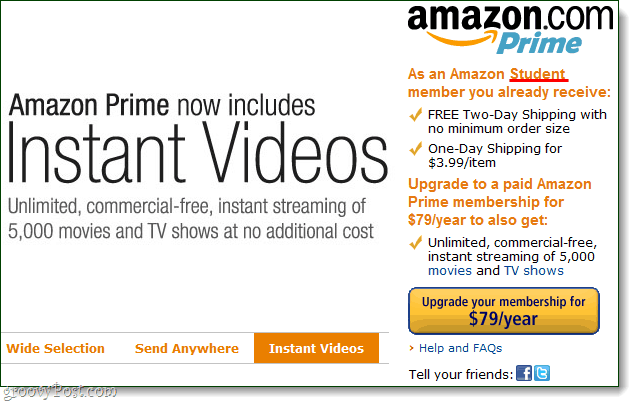Amazon presenta lo streaming gratuito di oltre 2000 film e programmi TV agli utenti principali