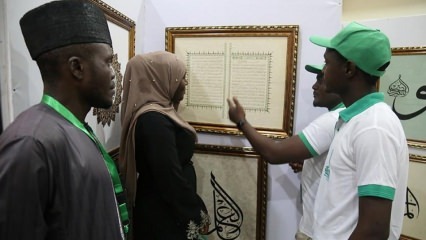 La Nigeria adornò che l'arte della calligrafia in Turchia