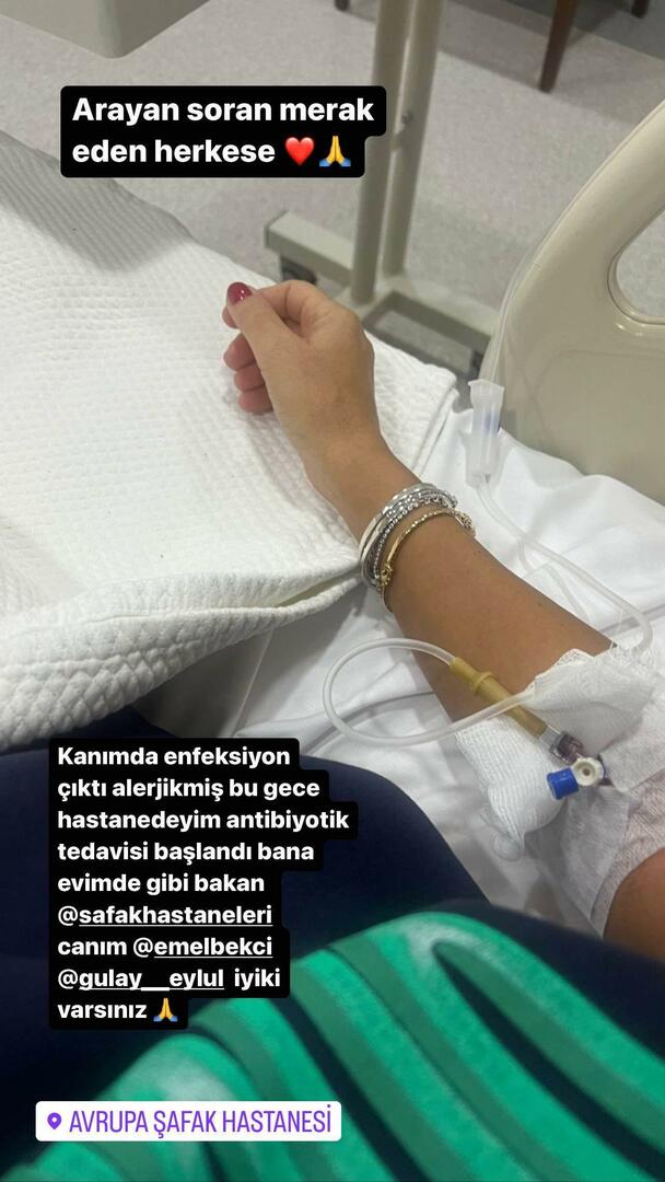 Ozlem Yildiz ha un'infezione nel sangue