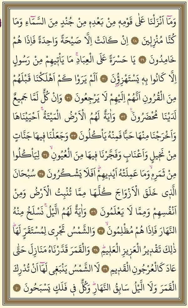 Surah Yasin 3. pagina