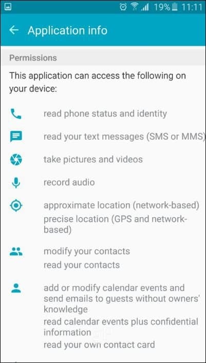 Suggerimento Android Marshmallow: concedi autorizzazioni app specifiche