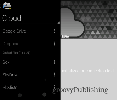 Beat menu cloud player cloud