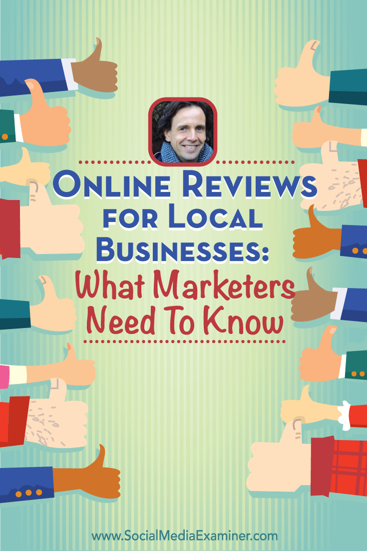 Recensioni online per aziende locali: cosa devono sapere i professionisti del marketing: esaminatore di social media