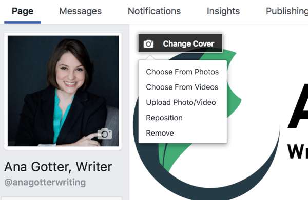 Come impostare un video di copertina di Facebook creativo: Social Media Examiner