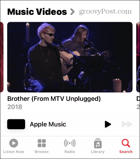 Playlist video su Apple Music