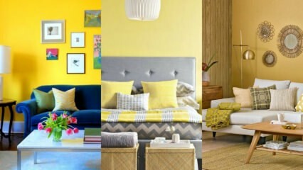 Suggerimenti per la decorazione domestica che possono essere fatti in giallo