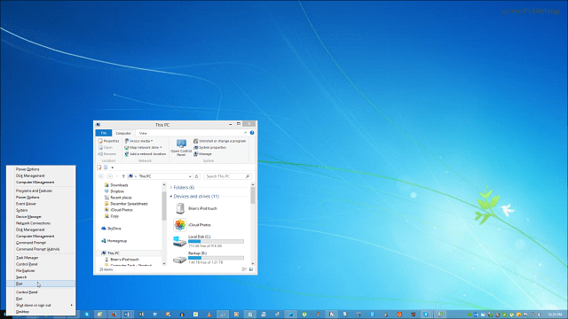 Sfondo del desktop di Windows 8.1