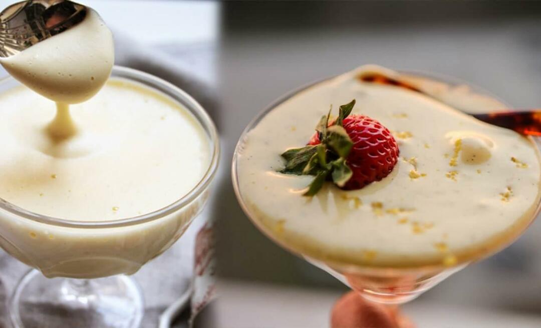 Cos'è la salsa di zabaione e come viene prodotta la salsa di zabaione? Salsa tiramisù allo zabaione