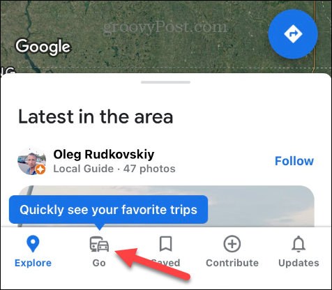 Salva un percorso su Google Maps