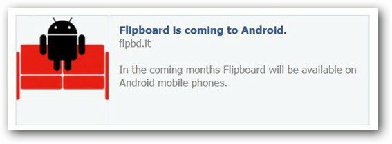 Flipboard per Android ora può essere tuo