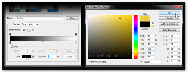 Photoshop Adobe Presets Modelli Download Crea Crea Semplifica Facile Semplice Accesso rapido Nuova Guida Tutorial Gradienti Mix di colori Smooth Fade Design Selezione rapida del colore Pick