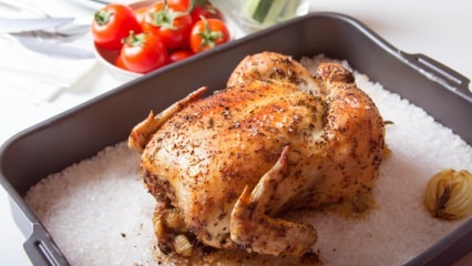 Come cucinare il pollo sotto sale? 